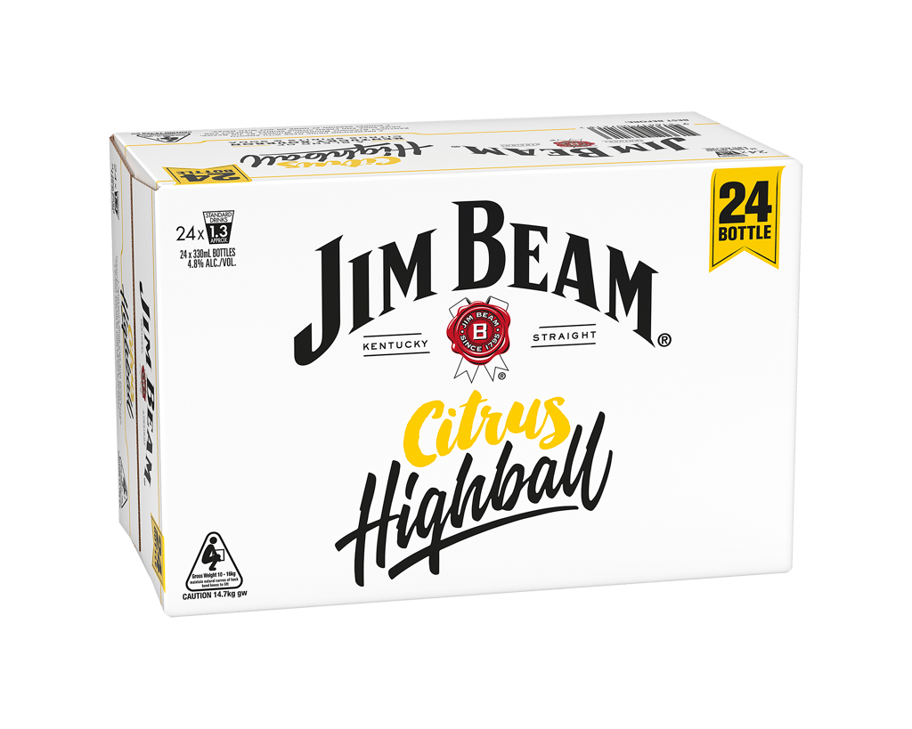 Jim Beam Citrus Highball Bottles 330ml (Unbeatable Prices) Buy Online