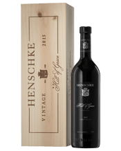  Henschke Hill Of Grace<br>Shiraz 2015  750mL Australia's most prestigious single-vineyard icon, Henschke Hill of Grace's provenance from this small Eden Valley patch makes it the ultimate statement or rare gift. Dark crimson in colour with deep garnet hues. A concentrated array of aromas of mulberry, blackberry and dark plum indicate the richness to come while savoury and complex notes of charcuterie, cedar, sage and five-spice tease the senses.