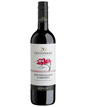  Zonin Ventiterre<br>Montepulciano... 750ML Zonin has captured the nature of this grape and made it into tarry, leathery, long, dry and utterly delicious wine!