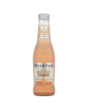  Fever Tree Grapefruit Soda<br>200ml  200ML Made with real juice from handpicked pink Florida grapefruits. An impressive upfront burst of fresh grapefruit carefully balanced with soft pink grapefruit floral notes. The perfect levels of carbonation and real juice content provide a rounded base which complements the best premium tequilas and vodkas for a refreshing, light spritz.