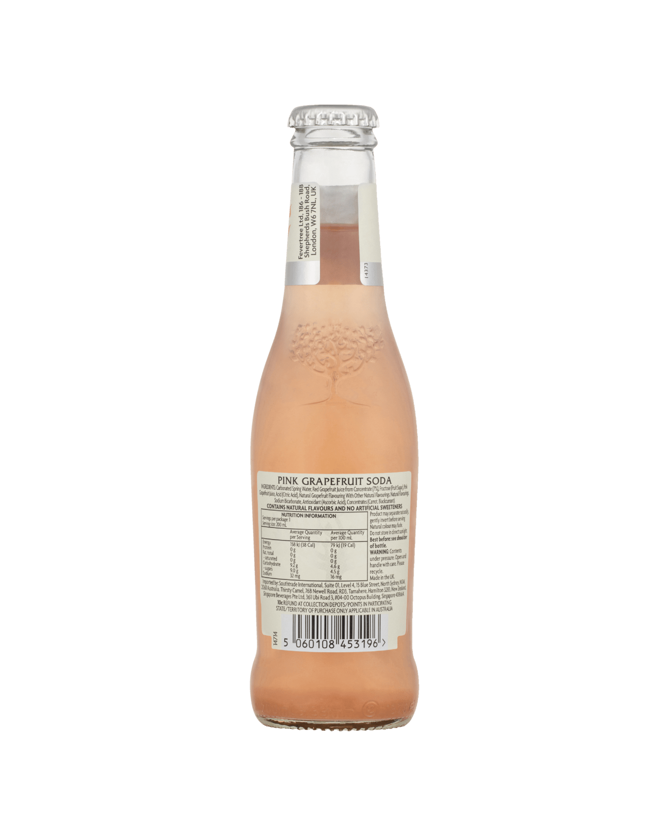 Buy Fever Tree Grapefruit Soda 200ml Online (Lowest Price Guarantee) Best Deals + Sameday