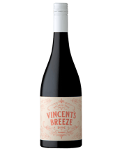  Vincent's Breeze Mclaren<br>Vale Shiraz 2019  750mL Vincent’s Breeze wines take their name from a picturesque stretch of water found between the Fleurieu and Yorke peninsula in South Australia known as the Gulf St Vincent. These wines were created by blending a number of separate vineyard parcels with the aim of balancing the strengths of each. Medium to full bodied with dark fruit flavours, hints of wild herb and cedar. A perfectly balanced wine with generous fruit flavours and velvety tannins.