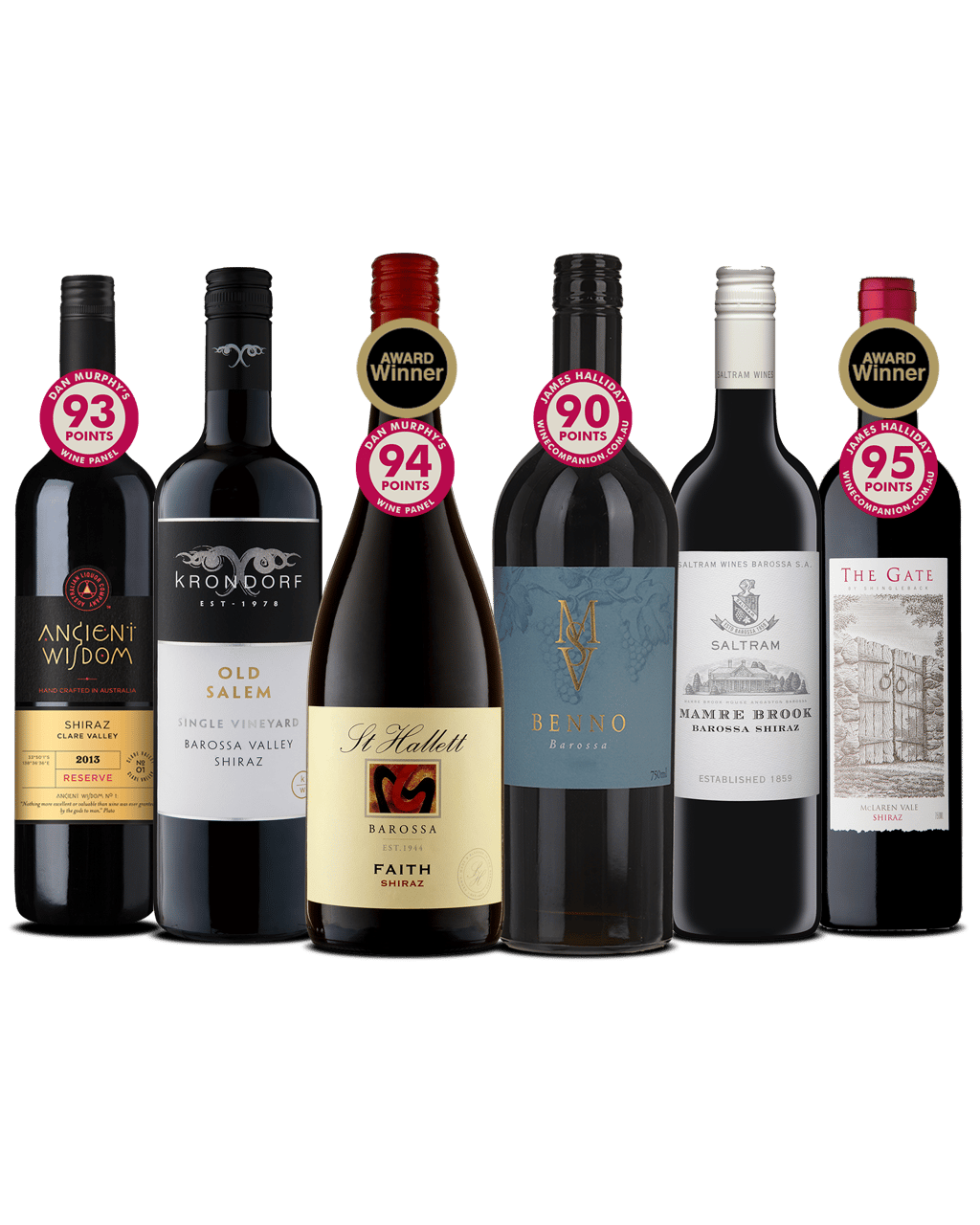 Buy South Australian Shiraz Mixed 6 Pack Online (Lowest Price Guarantee