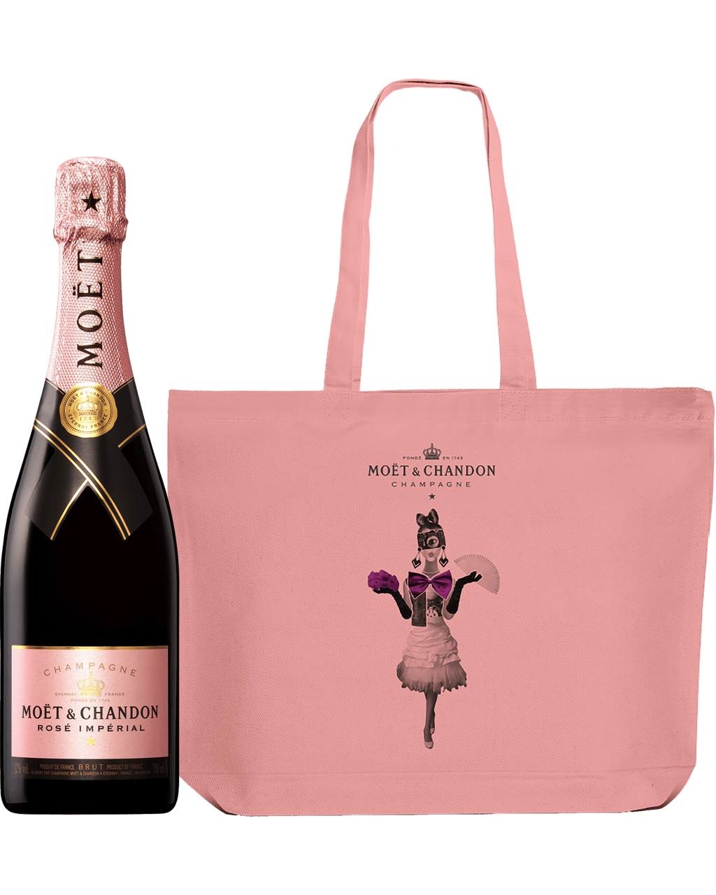 Moët & Chandon Rosé Champagne 750ml And Tote Bag (Unbeatable