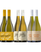  Mixed Wine Case Chardonnay<br>#1  750mL This mixed case of Chardonnay provides a nice variety of different styles and vintages of Chardonnay from different regions and wineries. Each of these wines highlight the diversity of the grape and its versatility as a wine style. Case Contains 2 bottle each of : Russell & Suitor 'Franca's Vineyard' Chardonnay 2020 Moss Brother 'Moses Rock' Chardonnay 2021 Vincent's Breeze Chardonnay 2019