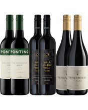  Mixed Wine Case Shiraz #3  750mL Australian Shiraz is known for its rich, full-bodied, complex flavour profile, its versatility and the distinctive character of regional and winemaking variances. These wines are no exception, hailing from McLaren Vale, Clare Valley and Margaret River offering a variety of flavours such as blackberry and plum, with subtle hints of spice, chocolate and vanilla. This is an opportunity to compare and contrast these different styles and regions. Case Contains 2 bottle each of : Ponting ' The Pinnacl