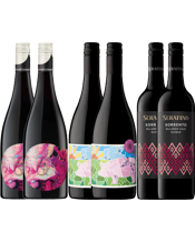  Mixed Wine Case Stellar<br>Shiraz Mixed Six  750mL There is a very good reason Shiraz is Australia's favourite red wine. It's rich bold flavours , smooth tannins and lashings of red and black fruit flavours make it perfect for enjoying on its own or with food. Case Contains 2 bottle each of : Cloud Temple Shiraz Tempranillo Tierra del Puerco FlMarshall Shraz Serafino Sorrento Shiraz.