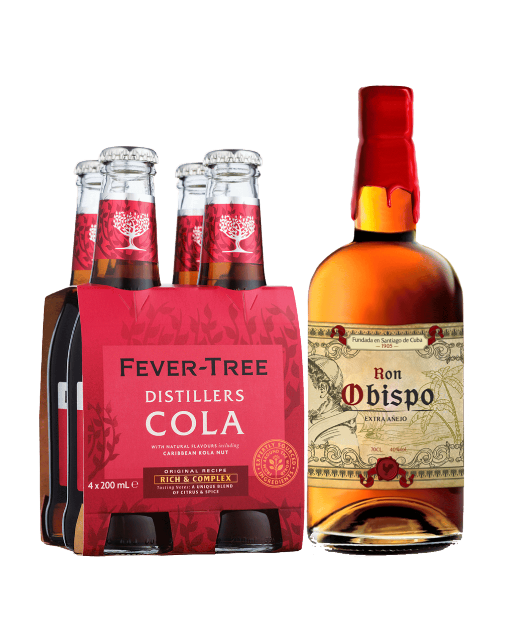Buy Ron Obispo Rum & Cola Bundle Online (Lowest Price Guarantee) Best
