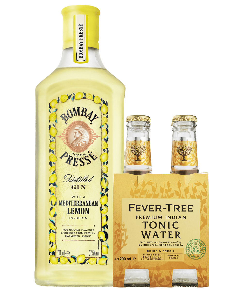 Bombay Sapphire Citron Pressé 700ml & Fever-tree Indian Tonic