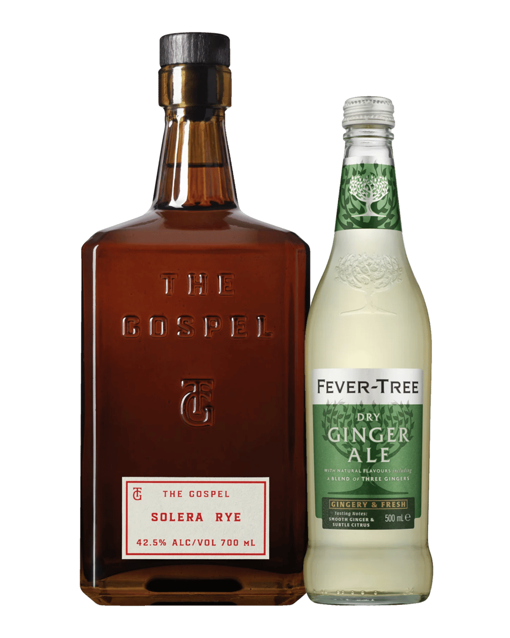 Buy The Gospel Solera Australian Rye 700ml And Fever-tree Ginger Ale ...