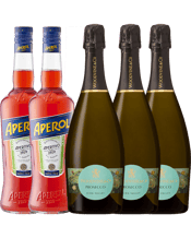  Aperol + Woodvine & Co<br>Aperol Spritz...  2x Aperol 700mL and 3x Woodvine & Co King Valley Prosecco 750mL bundle