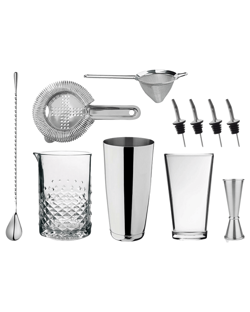 Buy Cocktail Kit Bartenders Barware Kit Boston Glass Online (Lowest
