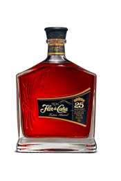  Flor De Cana 25 Year Rum<br>700ml  700mL A sugar-free 25-year old, luxury rum that is sustainably produced (Carbon Neutral & Fair Trade certified). From a 5th generation family estate, it is naturally aged without artificial ingredients, distilled with 100 renewable energy and KOSHER certified. Best enjoyed neat or on the rocks, paired with 70% cocoa chocolate.