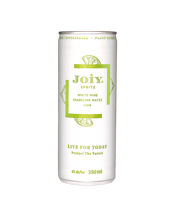  Joiy Spritz Lime Cans 250ml  250mL Lower in alcohol (6%), less than 1g sugar from natural fruit, no artificial sweeteners. White wine, sparkling water with a splash of lime. Vegan, Fresh, lively and simply delicious.