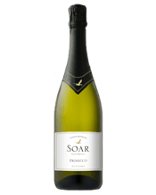  Soar Prosecco Nv  750mL Floral and tropical fruit aromas with a touch of honeycomb. The palate is light and spritzy with a flavoursome and crisp finish. Pairs beautifully with a charcuterie grazing platter, prosciutto wrapped cantaloupe or lightly fragrant salads.