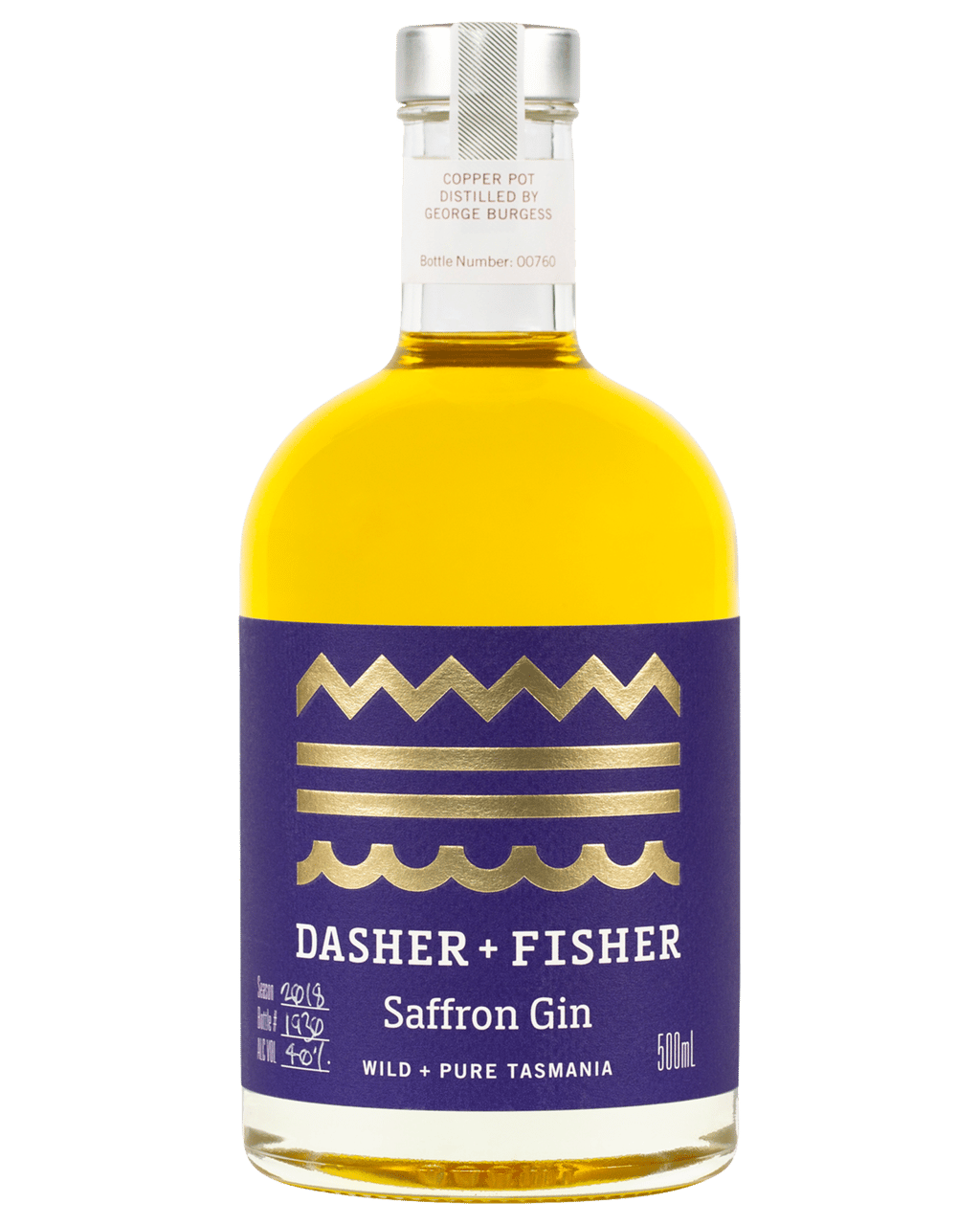 Dasher Fisher Saffron Gin 500mL - Boozy