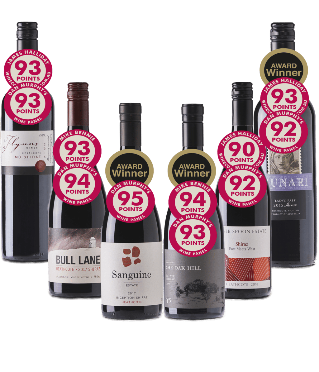 Buy The Heathcote 6 Premium Shiraz Pack Online (Lowest Price Guarantee