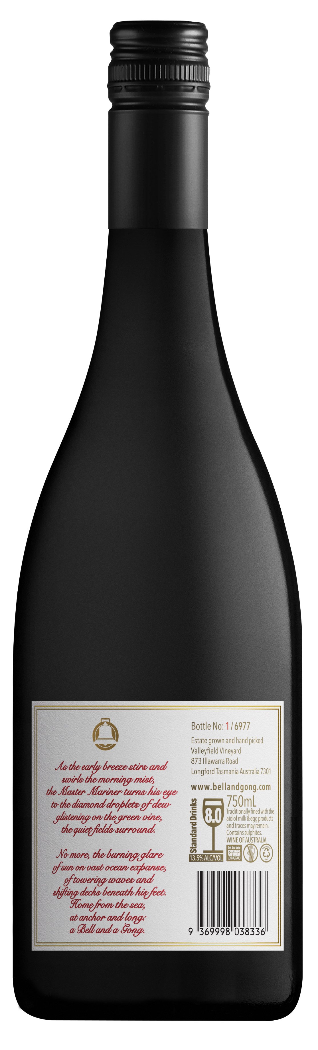 Buy Bell & Gong Tasmanian Pinot Noir 2018 Online (Lowest Price
