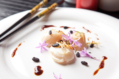 Food and Wine Matching - Steamed Scallops with Black Bean, Ginger and Garlic