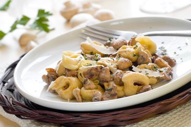 Food and Wine Matching - Mushroom Tortellini